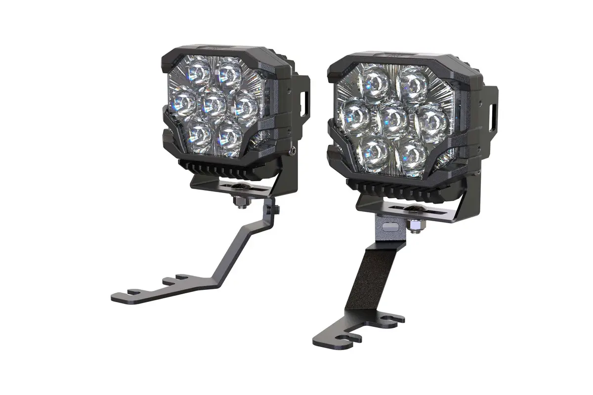 Morimoto Led Pod Lights Sport Yellow Combo Beam For 21-26 Bronco Sport Bb-Plr-Baf077-0004 1