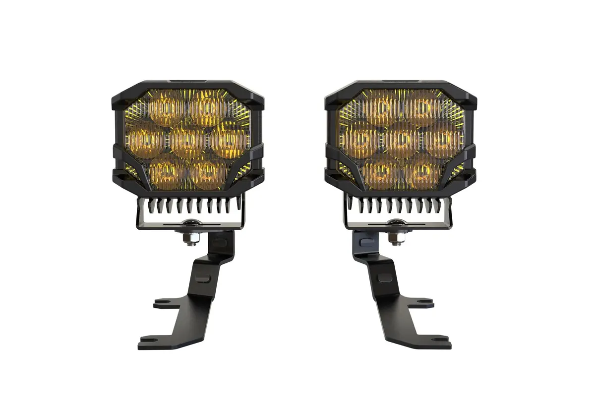 Morimoto Led Pod Light Kit Hxb White Spot Beam Fits 2019+ Silverado 1500 Bb-Plrkit-Baf091-0005 2
