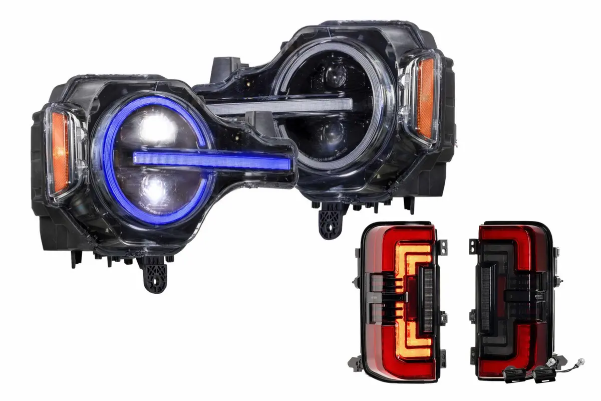 Morimoto Led Headlights And Red Led Tail Lights Ki For 21-26 Bronco (Bronco Base 1