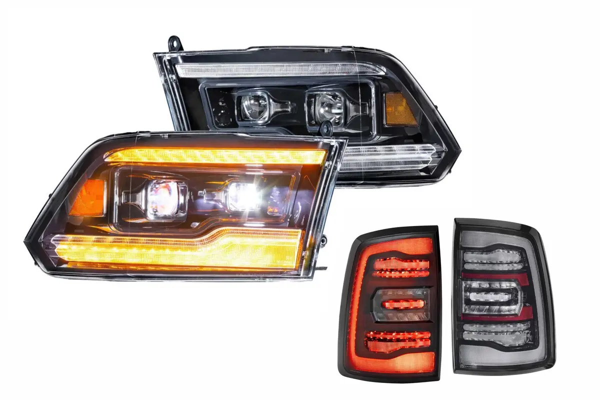 Morimoto Amber Led Headlights And Smoked Led Tail Lights For 15 Ram 1500/Hd Only 1