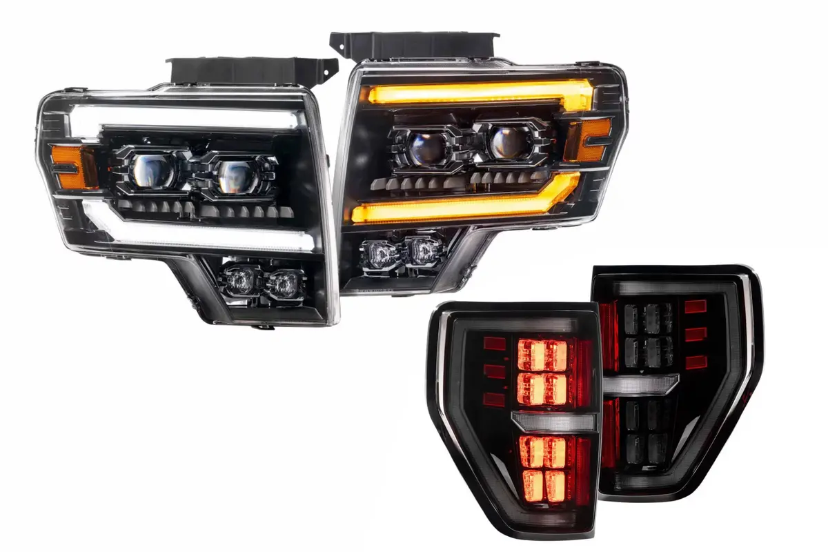 Morimoto Led Headlights And Smoked Led Tail Lig For 09-14 F-150 (All Trim Levels 1