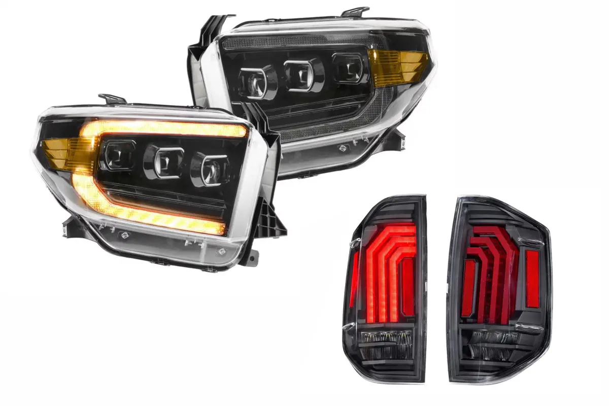 Morimoto Amber Led Headlights And Led Tail Lights Kit For 14-21 Tundra 1