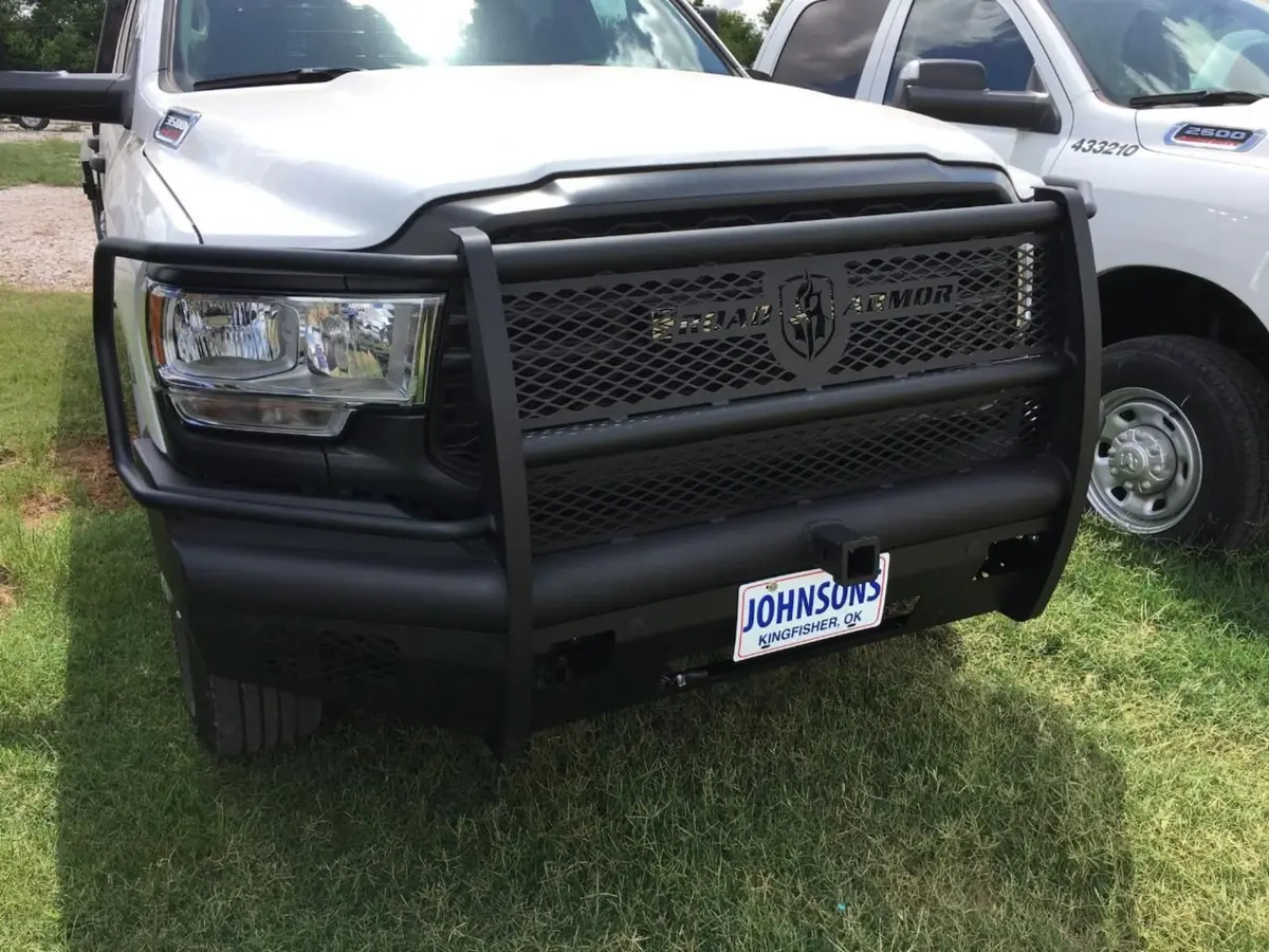 Road Armor Vaquero Front Non-Winch Bumper Full Guard | 2In Receiver - Texture Black 2019-2024 Ram 2500/3500 1