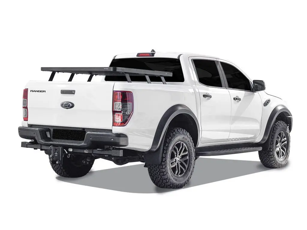 Front Runner Ford Ranger T6 / Wildtrak / Raptor (2012-2022) Slimline Ii Leg Mount Load Bed Rack Kit 1