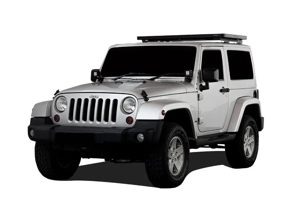 Front Runner Jeep Wrangler Jk 2 Door (2007-2018) Extreme Slimline Ii 1/2 Roof Rack Kit 1