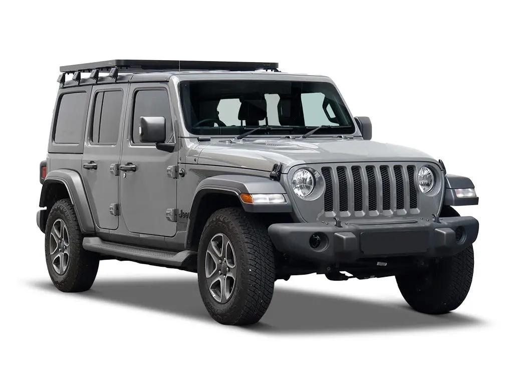 Front Runner Jeep Wrangler Jl 4 Door (2018-Current) Slimline Ii 1/2 Roof Rack Kit 1