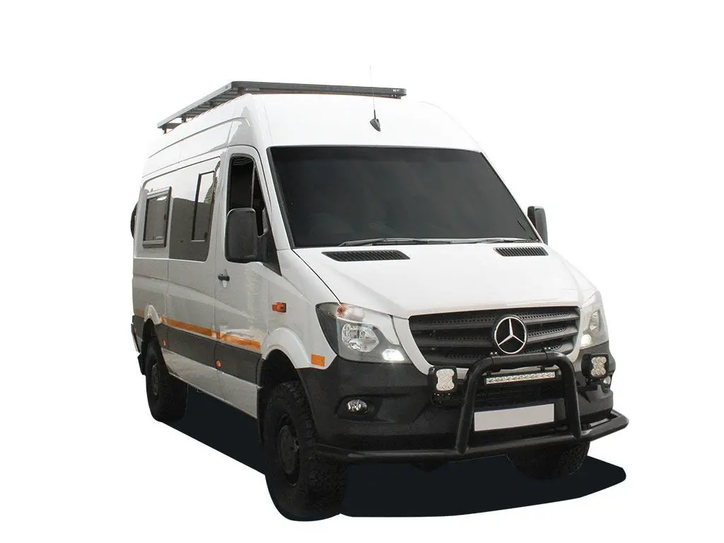 Front Runner Mercedes-Benz Sprinter 144In/170In / L2/L3 / Mwb/Lwb Wheelbase W/Oem Tracks (2006-Current) Slimline Ii Roof Rack Kit / Tall 2
