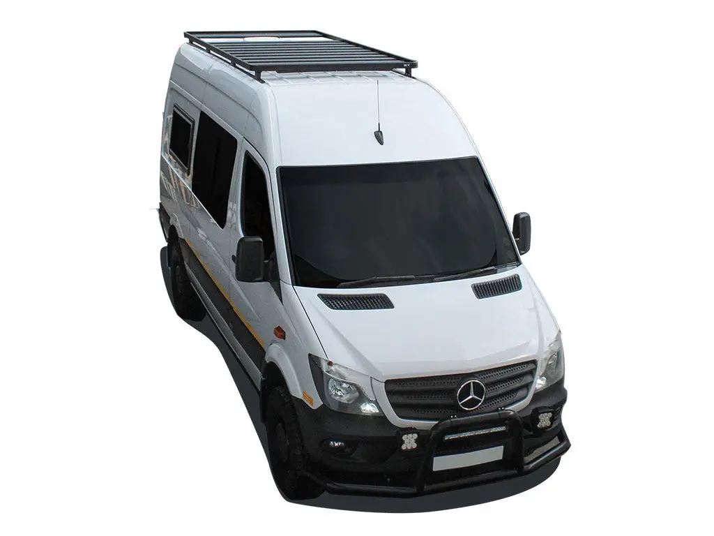 Front Runner Mercedes-Benz Sprinter 144In/170In / L2/L3 / Mwb/Lwb Wheelbase W/Oem Tracks (2006-Current) Slimline Ii Roof Rack Kit / Tall 1
