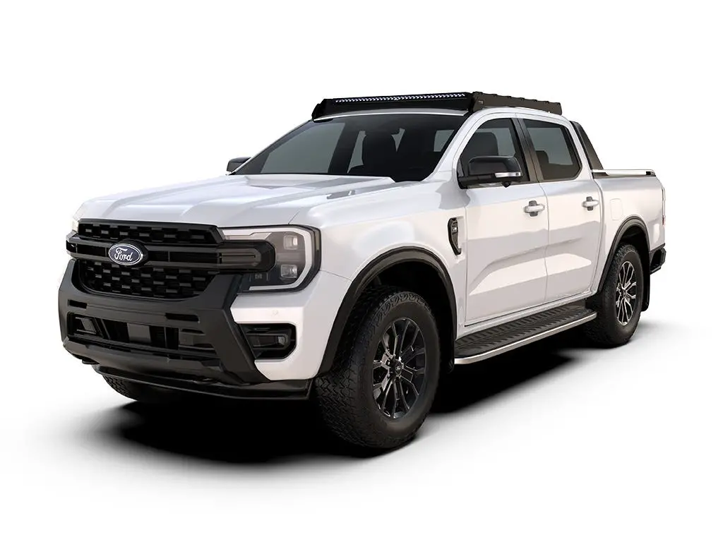 Front Runner Ford Ranger T6.2 Wildtrak/Raptor Double Cab (2022-Current) Slimsport Roof Rack Kit / Lightbar Ready 1
