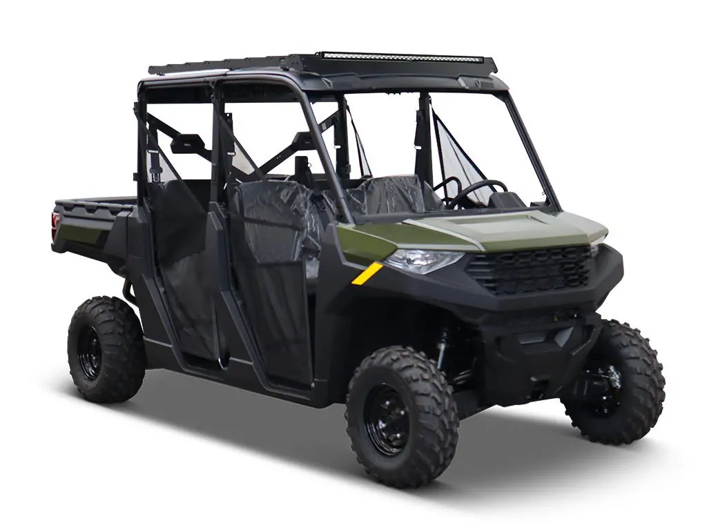 Front Runner Polaris Ranger 1000 Crew Cab (2018-Current) Slimsport Roof Rack Kit / Lightbar Ready 1