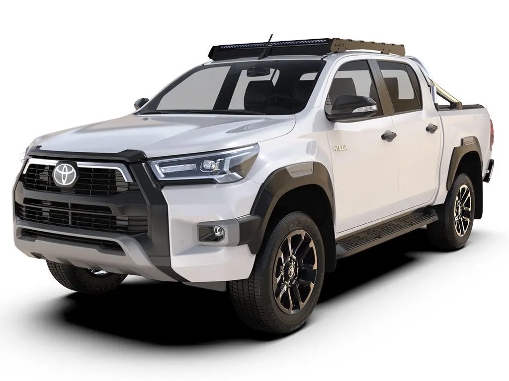 Front Runner Toyota Hilux (2015-Current) Slimsport Roof Rack Kit Lightbar Ready 1