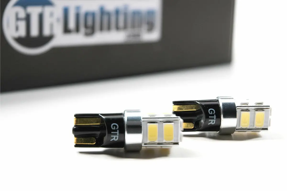 Gtr Lighting Gtr.Led232-2Pk T10/194 Amber / Carbide Led Bulb Pair 1