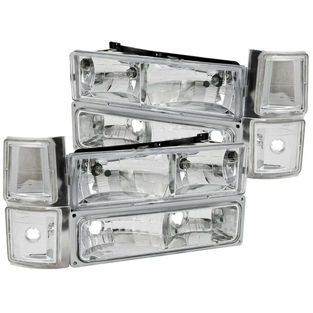 Anzo Usa 111099 Crystal Headlight Set 1